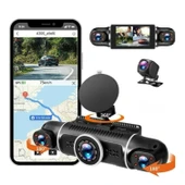 Ozmik V10 Araç Kamerası 4 Kameralı Gps Takip- G Sensör 1080P Kayıt Wifi Özellikli - 1