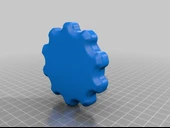 Golf koltuk sırt ayar çarkı makarası SİYAH renk 4822511 - 3