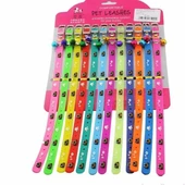 Çıngıraklı Zilli Sevimli Renkli Slikon Kedi Köpek Boyun Tasması - 6