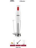 SİNBO SHB-3102 El Blenderi - Beyaz - 1