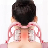 Çok Fonksiyonlu Manuel Altı Tekerlekli Boyun Masaj Aleti - 1