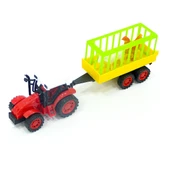 Sürtmeli Traktör Römork ve Hayvanlar - 1