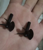 Rc tekne yedek parça pervane 2.5 cm çift sağ'sol thumbnail 1
