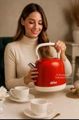 Kablosuz Kettle Sinbo Su Isıtıcı 2.2 Litre, Hızlı Kaynatma ve Otomatik Kapanma, Paslanmaz Çelik thumbnail 5