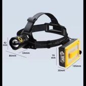 F.B.I Pro F-3003 Alüminyum PM10-TG LED Type-C Powerbank ve Solar Şarjlı Kamp Kafa Feneri - 1