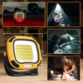 Şarj Edilebilir Çalışma Lambası - Wison - Çok Fonksiyonlu - Mıknatıs & Kancalı thumbnail 4