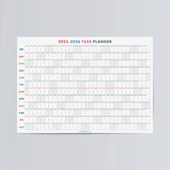 2025-2026 Akademik Yıl Takvimi | Eylül Başlangıçlı Yıllık Planlayıcı Duvar Takvimi | Renkli Takvim | Okul ve Ofis için B - 6