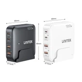 Unitek 100W Masaüstü GAN Şarjİstasyon Beyaz (P1229AWH) - 2