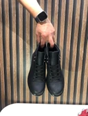 New Toronto Siyah Deri Bağcıklı Erkek Spor Bot - 3