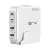Unitek 100W Masaüstü GAN Şarjİstasyon Beyaz (P1229AWH) - 1
