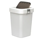 Motek COB-411 Comfort Dustbin 18 Litre Çöp Kutusu Kovası Beyaz thumbnail 5