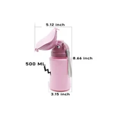 Mucit Home Fil Taşınabilir Seyahat Pisuvar Çiş Lazımlık Bardak Acil Tuvalet Çiş Kabı Sızdırmazlık thumbnail 2