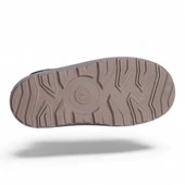 Twincers 2028 Siyah-Bej Kadın Kışlık Düz Bot Ayakkabı thumbnail 4