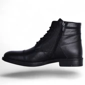 Crısso B-485 Siyah Deri Erkek Kışlık Bot Ayakkabı - 3