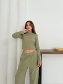 Balıkçı yaka örme takım mint thumbnail 8