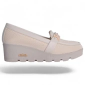 Esracan 2155 Krem Kadın Babet Ayakkabı thumbnail 1