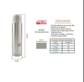 Cooker çelik matara termos  - çelik su çay termosu 300 ml. ckr2000 gri thumbnail 2