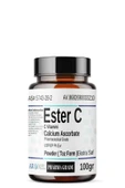 Ester C | 100 gr | C Vitamini, Kalsiyum Askorbat Ekstra Pure - 1