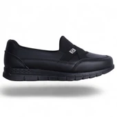 Ayzen 1259 Siyah Kadın Babet Ayakkabı - 1