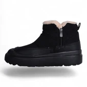 Twincers 2028 Siyah Kadın Kışlık Düz Bot Ayakkabı - 3