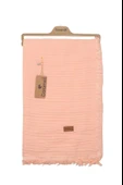 Caramell Müslin Battaniye (MUSLİN BLANKET) 120x120 Somon Pembe CRML.SPMB.1308 - 1