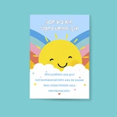 Özel gün 24 Kasım - Öğretmenler Günü Tebrik Kartı 4 Lü - Not Kartı -hediye kartı- tek yüzlü teşekkür kartı thumbnail 2