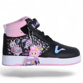 Prokids 4444 Siyah-Pembe Kız Çocuk Bot Ayakkabı thumbnail 3