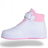Prokids 4444 Beyaz-Pembe Kız Çocuk Bot Ayakkabı thumbnail 6