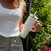 Stanley Quencher Pipetli Termos 1,18 L Toz Pembe thumbnail 4