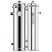 PowerMaster PM-28654 Ana Hat Su Arıtma Sistemi 10.000 L/Saat Paslanmaz Çelik Gövdeli Yıkanabilir UF-PVDF Filtreli - 1