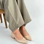 Meort Bej Rugan Topuklu Ayakkabı thumbnail 12