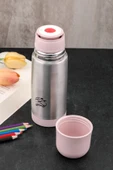 Cooker çelik matara termos  - çelik su çay termosu 300 ml. ckr2000 pudra thumbnail 2
