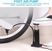Mini Yüksek Basınçlı Ayak Pompası El Pompası Bisiklet Pompası Top Pompası - 3