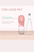 Taşınabilir Köpek Su Şişesi – Dökülme Önleyici Kapaklı, Saplı Seyahat Dostu Evcil Hayvan Su Kabı, Karışık Renk (Stok Durumuna Göre) thumbnail 2