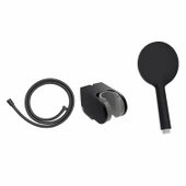 Kireç Kırıcılı El Duşu Seti Mat Siyah Yuvarlak DS.SH121S - 1