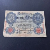 Escoines Koleksiyon 3996368f550d5094dd 1914 Berlin P.166 serisi 20Mark ÇT eski yabancı kağıt para thumbnail 1