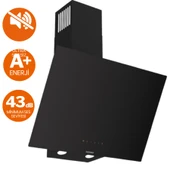 Ferre FryArt&FlowArt Auster Sessiz Davlumbaz Elektrikli Siyah Ank. Set (D077-SA + MS261 + XE63CS) thumbnail 2