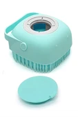 Şampuan Hazneli Kedi Ve Köpek Evcil Hayvan Yıkama Fırçası Silikon Evcil Hayvan Banyo Lifi 1 Adet thumbnail 5