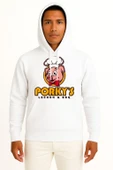 Kapüşonlu Porky's Lechon Barbecue Domuz Göğüs Tasarımlı Unisex Sweatshirt thumbnail 5