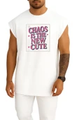 Oversize Chaos Is The New Cute Göğüs Tasarımlı Unisex Spor Atlet thumbnail 7