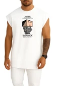 Oversize Sherlock Holmes Arthur Conan Doyle Illustration Göğüs Tasarımlı Atlet thumbnail 1