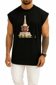 Oversize Golden Buddha Great Buddha Of Thailand Buddha Göğüs Tasarımlı Atlet thumbnail 9