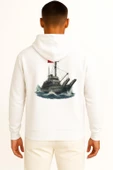 Kapüşonlu Tcg Ağ-6 A-1581 Cep ve Sırt Tasarımlı Unisex Sweatshirt thumbnail 5