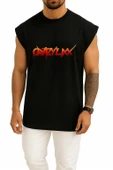 Oversize Logo Crazy Lixx Music Glam Metal Hard Göğüs Tasarımlı Unisex Spor Atlet thumbnail 9
