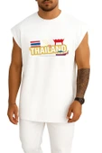 Oversize Thailand Logo, Flag Of Thailand Logo Göğüs Tasarımlı Atlet thumbnail 1