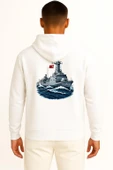 Kapüşonlu Tcg Meltem P-334 Cep ve Sırt Tasarımlı Unisex Sweatshirt thumbnail 5