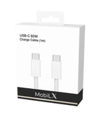 MobiLX Vivo Y16 Uyumlu 60W Type-C to Type-C Örgülü Şarj ve Data Kablosu (1m) thumbnail 2