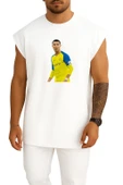 Oversize Cr7 Ronaldo El Nassr Göğüs Tasarımlı Unisex Spor Atlet thumbnail 7