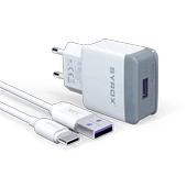 Reeder s19 promax Uyumlu Type-C Girişli Hızlı Şarj Cihazı Seti Adaptör+Kablo Q32 3.0A thumbnail 1