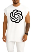 Oversize Openai Chatgpt Göğüs Tasarımlı Atlet thumbnail 5